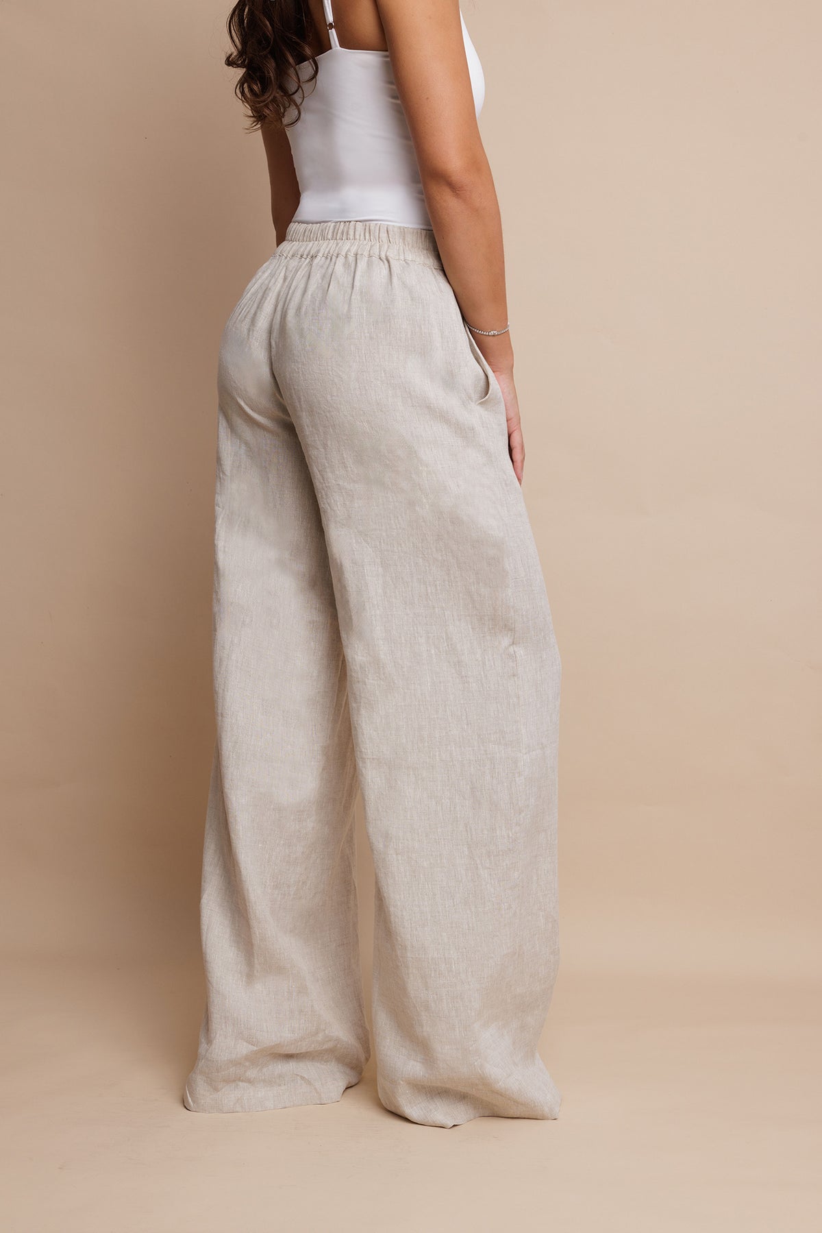 Sienna Linen Trousers Sand