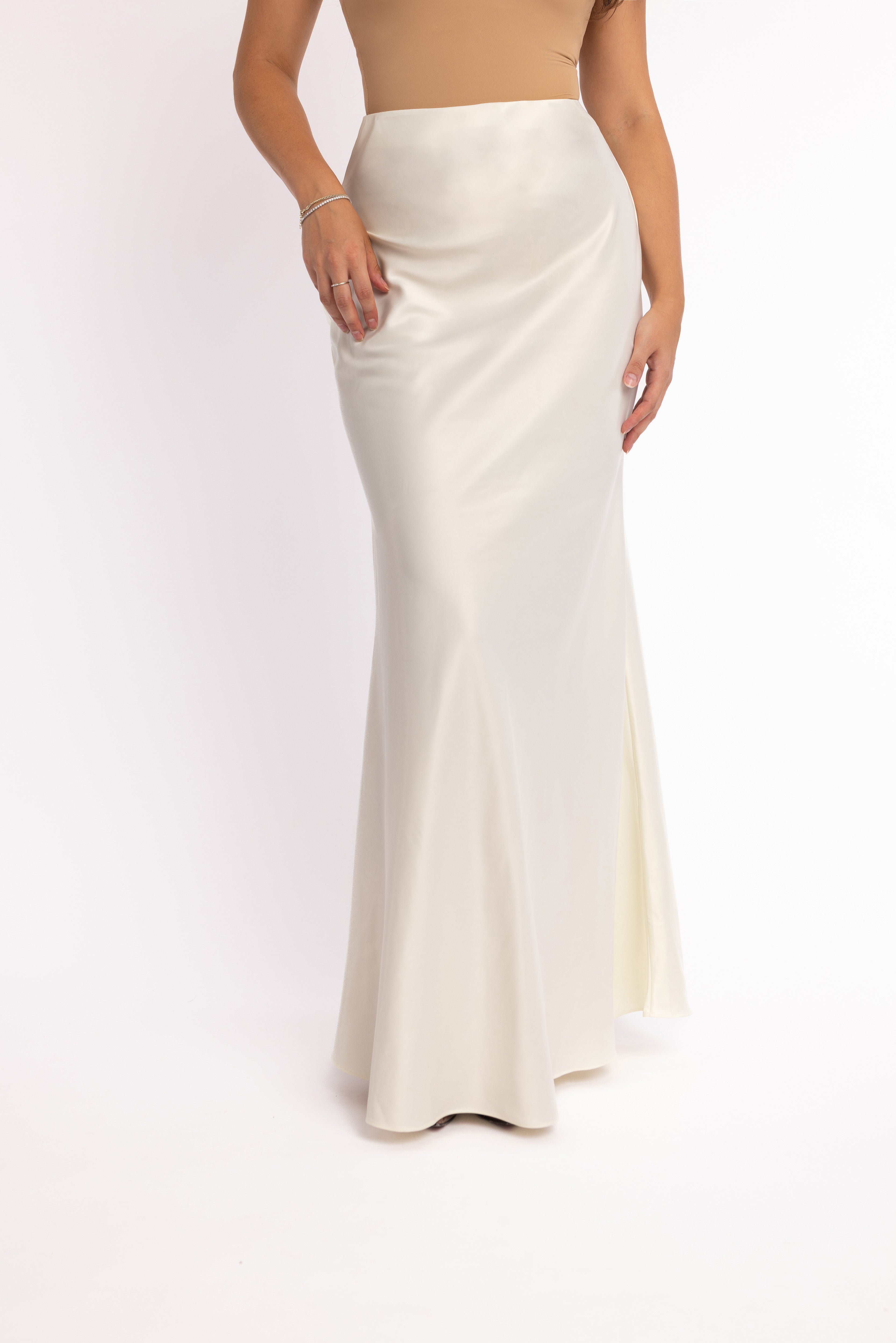 Georgia Maxi Skirt Ivory