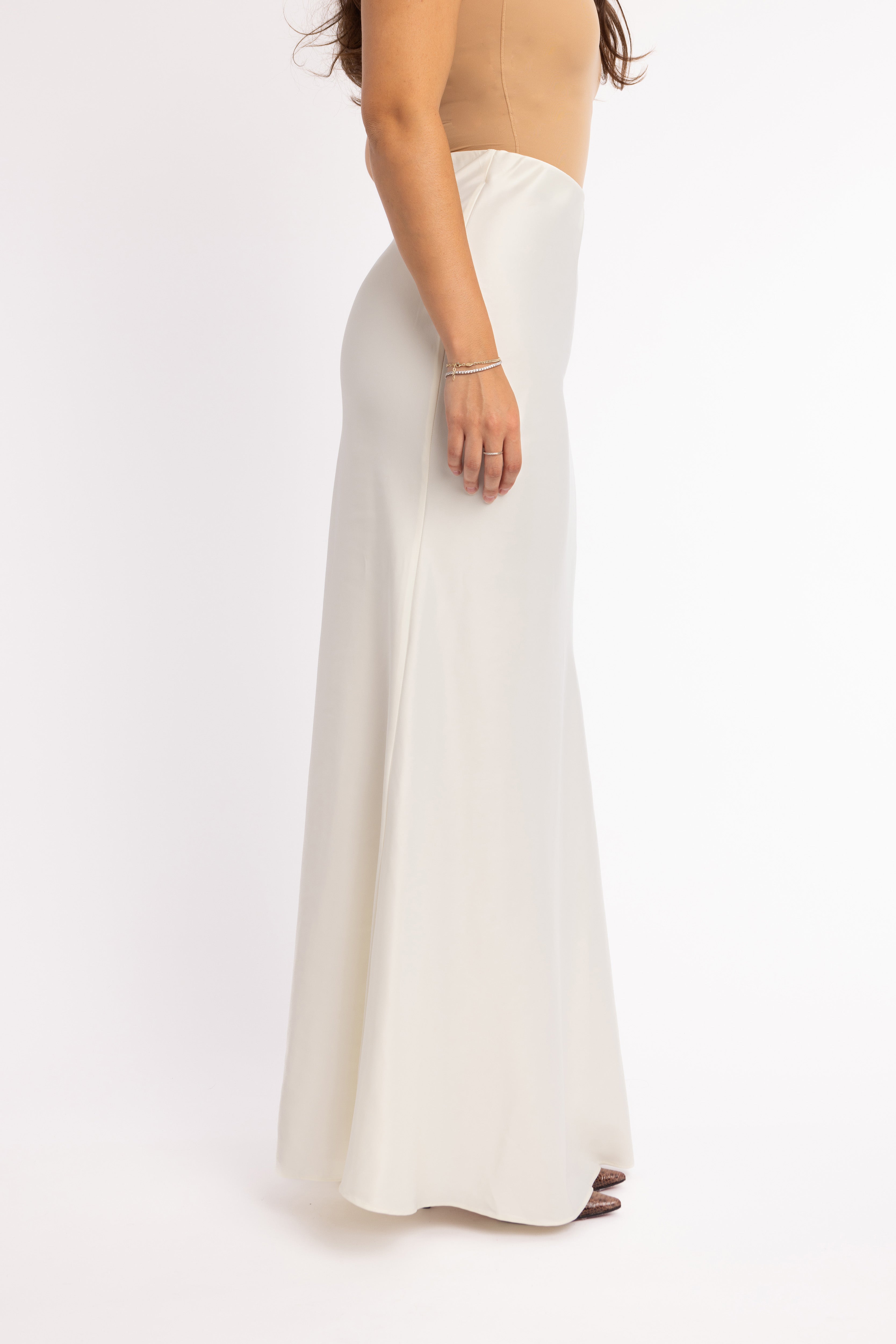 Georgia Maxi Skirt Ivory