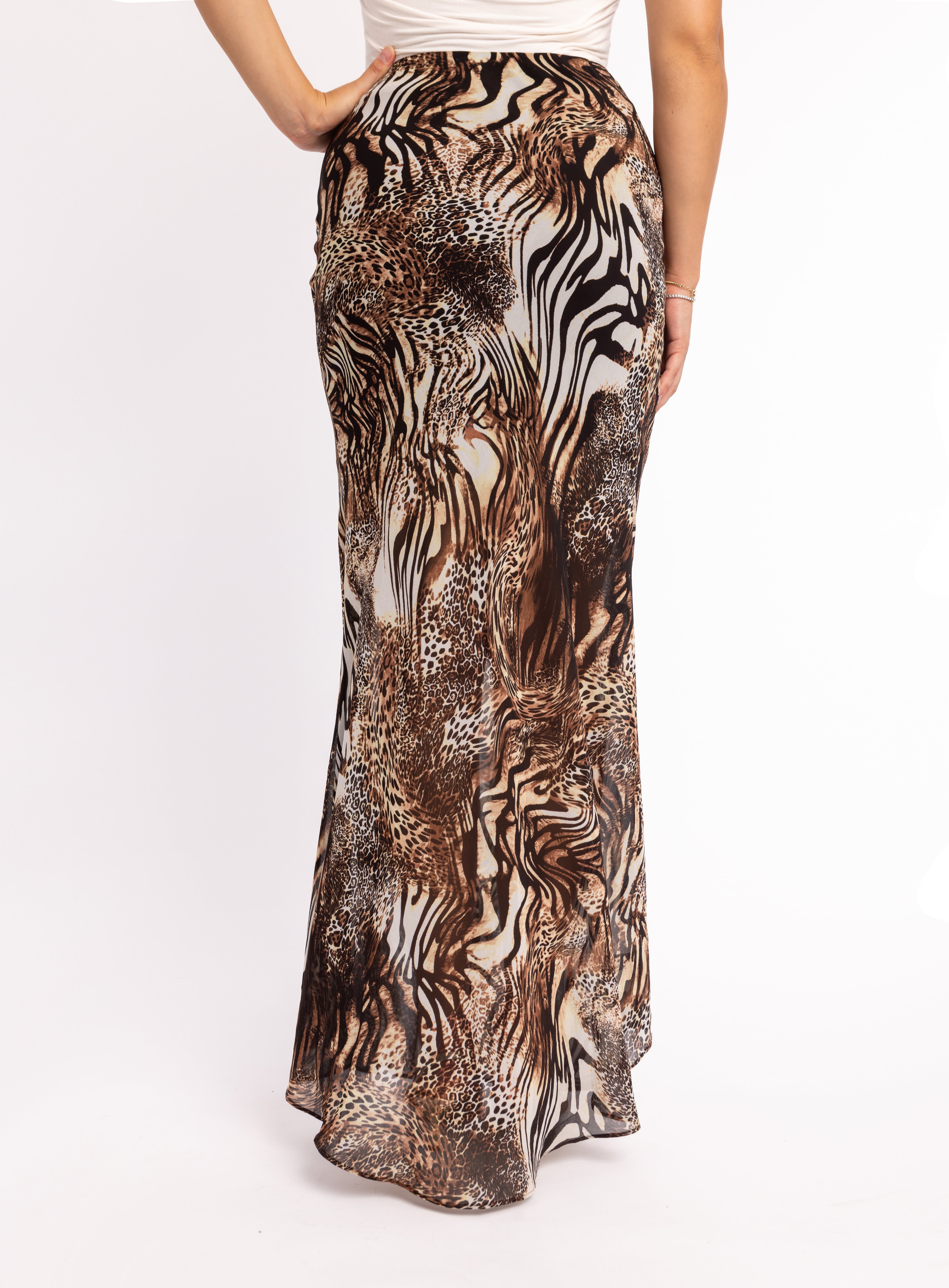 Georgia Maxi Skirt Ivory